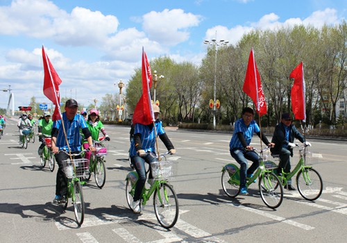 【小绿风采】黑河公共自行车助力“中俄边境骑游大会”