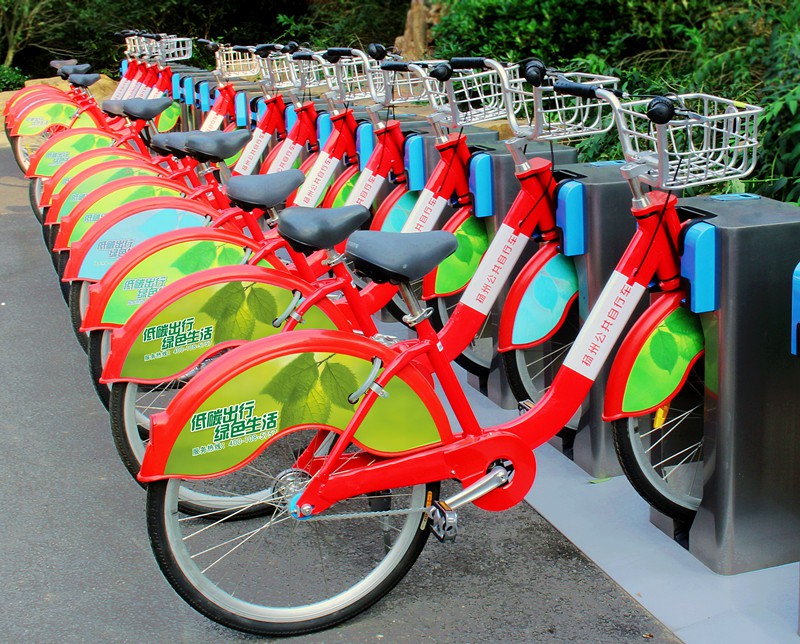 公共自行车扬州配备居全省前列 日均3万多人次骑行
