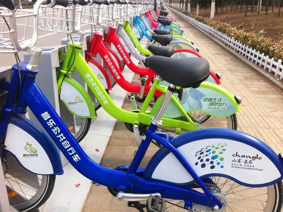 昌乐：公共自行车成市民短途出行首选
