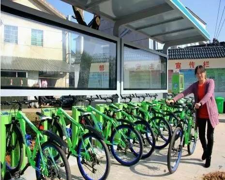 安吉县启用首个山地公共自行车租赁系统