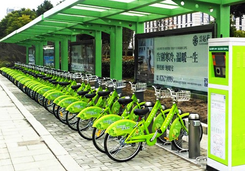 南通海门开建公共自行车扩容工程