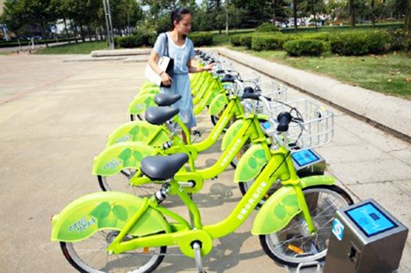日照市区公共自行车运行一周年 累计办卡22552张