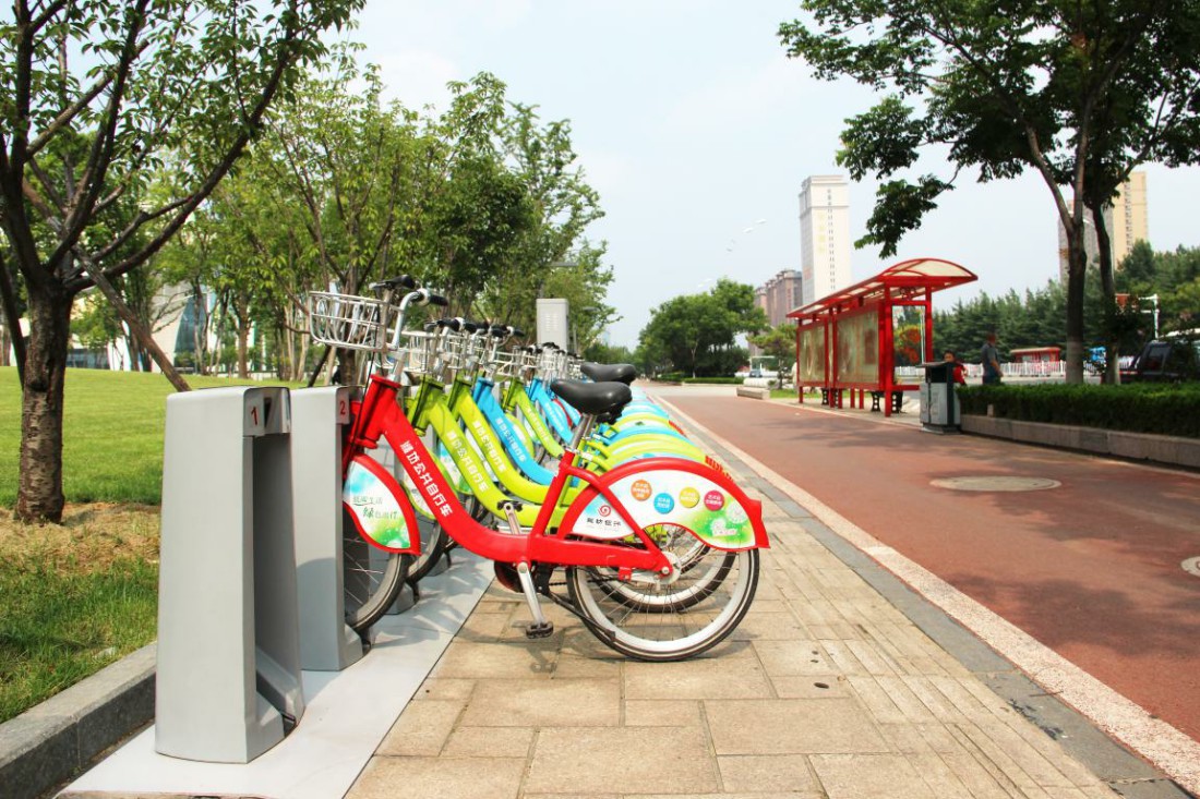 潍坊市区公共自行车站点达1180个
