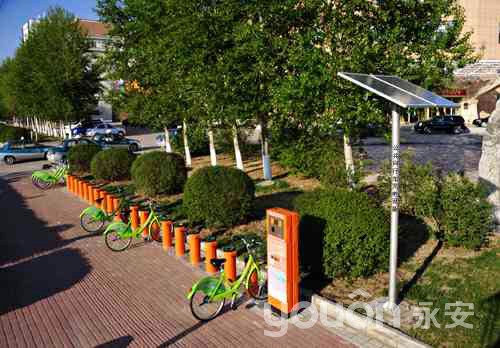 黑河市公共自行车采用高新太阳能节能技术，真正节能减排