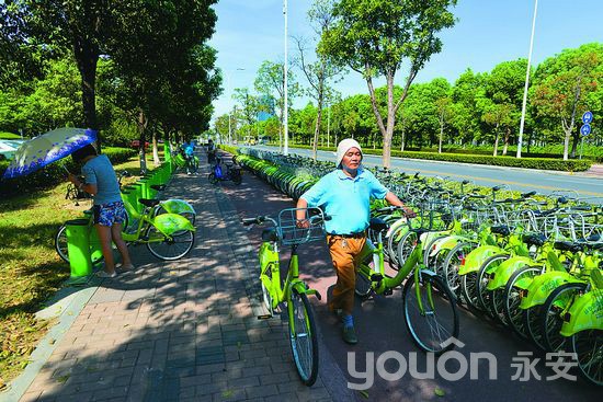 苏州公共自行车全国第四  28万人骑行绿色小清新
