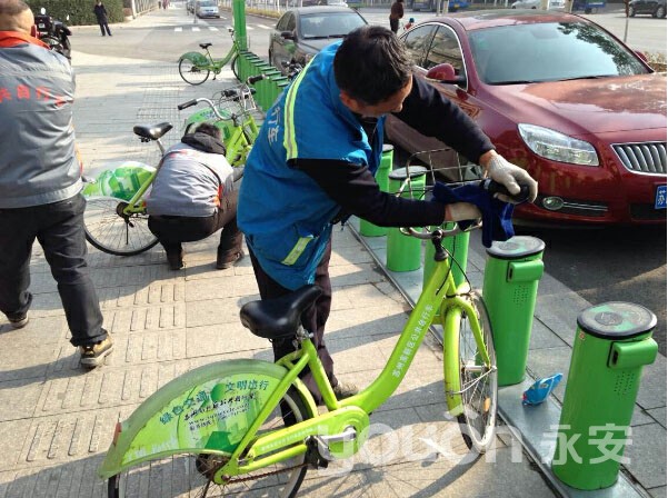 苏州公共自行车提升外观形象：让市民骑着舒心，用着放心