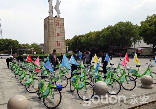 苏州渭塘公共自行车闪亮登场