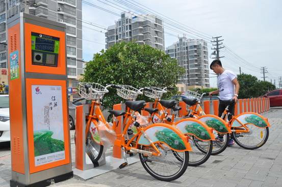 洪泽：500辆公共自行车亮相街头