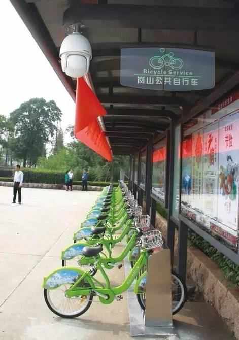 日照岚山公共自行车投入一年运营良好