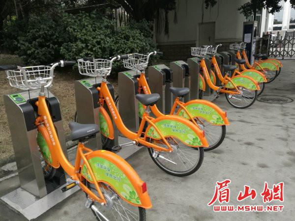 眉山：公共自行车投用一月 市民点赞盼增加站点