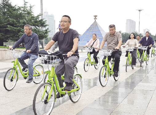 潍坊：一场骑行一路景 倡导绿色出行