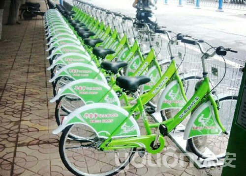 华蓥公共自行车投入使用  低碳出行深入人心