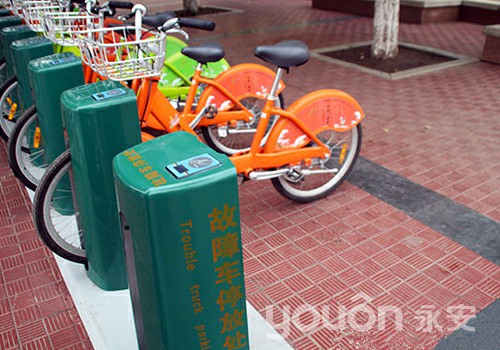 济宁设故障车停放处  解决公共自行车" 看病难"